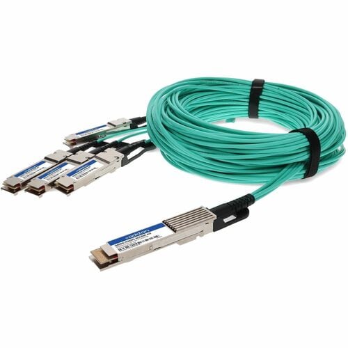 Addon MSA AND TAA COMPLIANT DAC 400GBASE QSFP-DD/4XQSFP56 PAM-4 6M Q400G-4Q56G-AOC6M-AO
