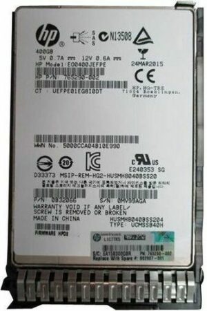HP 400GB 12G SAS WRITE INTENSIVE SFF 2.5-IN SC 802582-B21 802907-001
